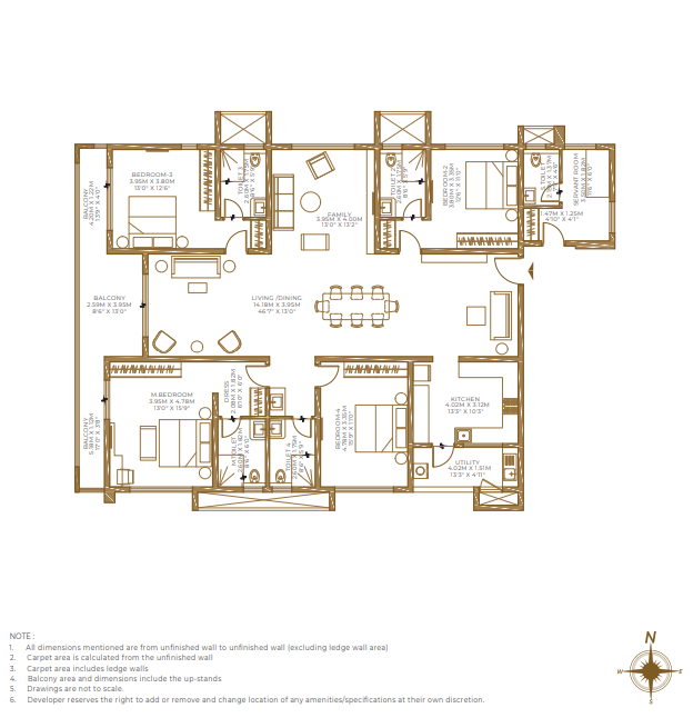Godrej Regal Pavilion 4 BHK Luxe